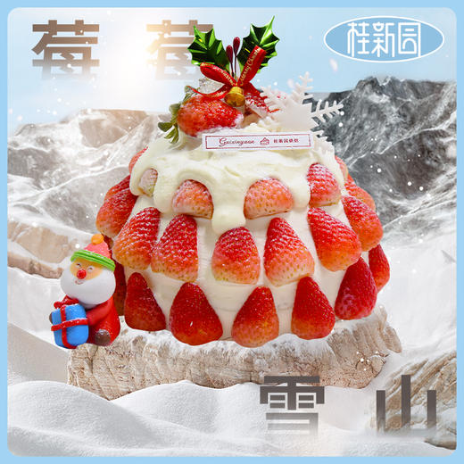 【会员专享价】【莓莓雪山】纯动物奶油系列——旗舰店专属定制款圣诞节主题蛋糕【除夕当天下午三点后订单暂不预约】【1月29日恢复正常预约】 商品图0