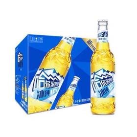 哈尔滨冰纯600ml*6瓶*2提