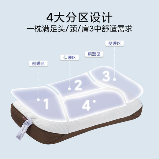 一人一枕四分区桧木枕 商品图1