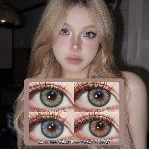 BOLLYCON日抛·废土沙特&平行纽约&诱尾萝拉&青涩威廉·14.2mm(着色参考13.4mm) 0-800度(无525/575) 韩产进口·日抛随带随扔 方便干净卫生 商品图0