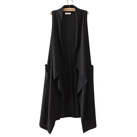 【断码捡漏】垂性高弹马甲风衣开衫 商品图0