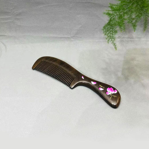 阴沉木印花梳°无柄&手柄款 商品图5