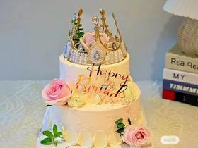 花仙子皇冠蛋糕