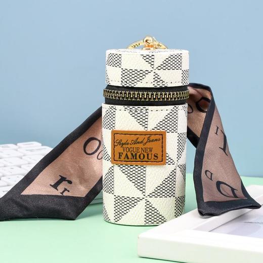 欧美老花零钱包2023新款小巧包包挂件耳机包口红包迷你钥匙扣包 商品图1