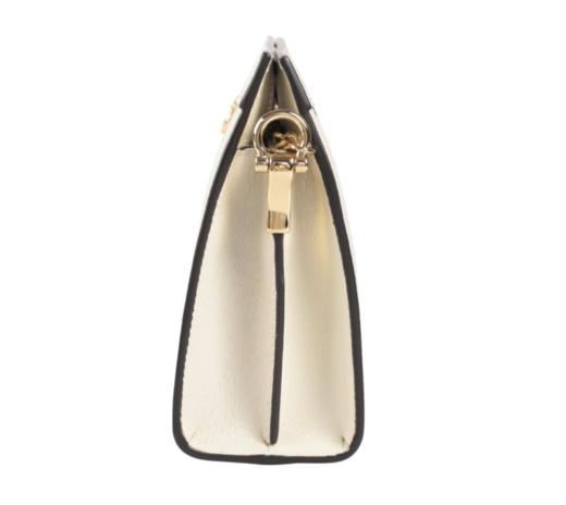 【新品到仓特惠秒】Gucci 古驰 女士经典三色条双G LOGO 荔枝纹牛皮淡金链肩背包斜背包 11741 商品图7