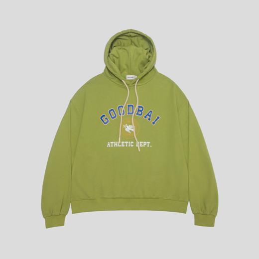 GOODBAI白鸽学院logo印花oversize连帽卫衣 商品图2