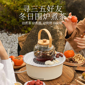 【年后发货】适盒A4BOX 电围炉煮茶器电茶炉（送烤架、茶壶）[福利品]