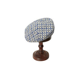 谜底贝雷帽女2024春新款复古文艺气质格纹出街帽子女士241MQ0406