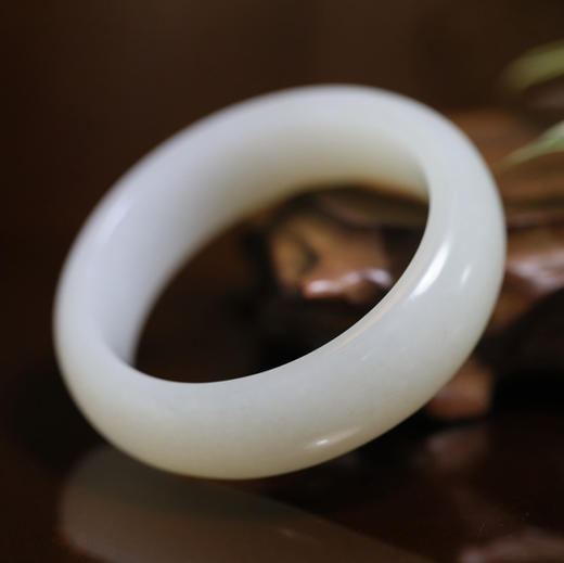和田玉（白玉）籽料手镯--平安镯58# 商品图2
