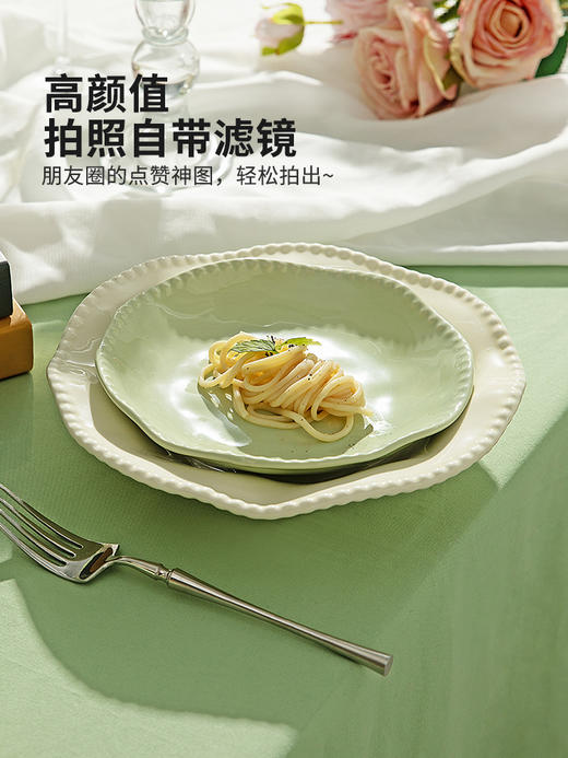 摩登主妇法式餐具碗碟套装家用2023新款乔迁之喜新居碗盘筷高级感 商品图3