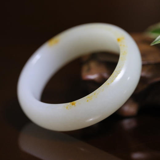 和田玉（白玉）籽料手镯--平安镯58# 商品图0