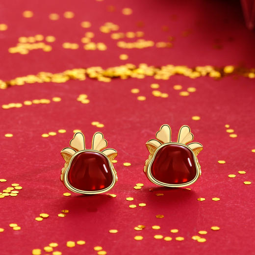 【招财萌蛇套装❗️s925纯银国潮三件套】原创手链女+项链+耳钉 新中式国潮生肖蛇本命年好货QQ手工饰品情人节 商品图12