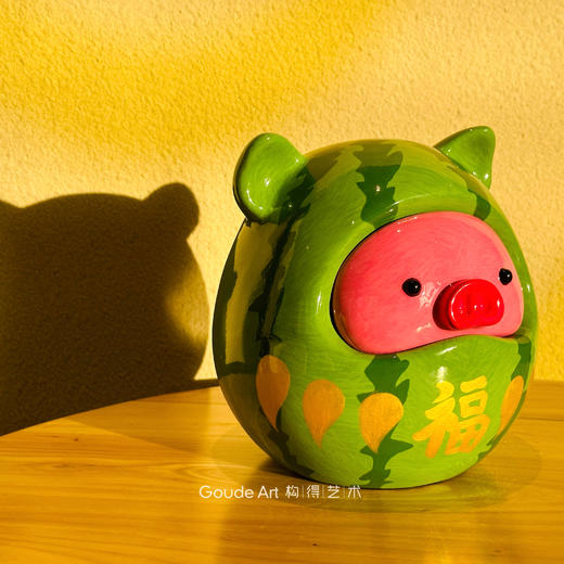 秦玮鸿《达摩-西瓜猪》 商品图1