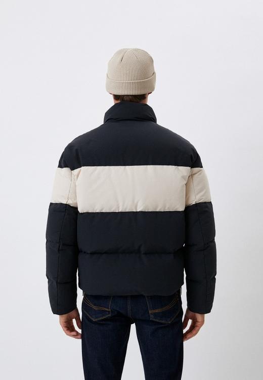 E.7 黑米拼色立领厚羽绒服外套 YR142 商品图2