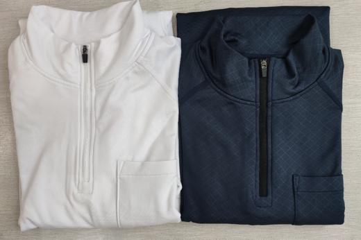 1379男式压花加绒拉链立领上衣 商品图2