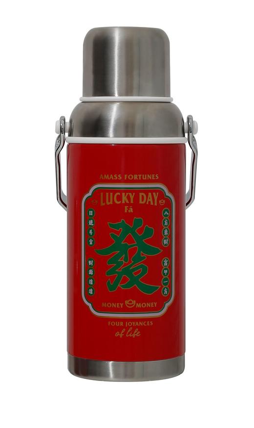 304不锈钢【复古大容量保温杯】 便携港风老水壶 大发大喜水杯 新年 商品图4