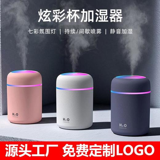 爆款跨境空气加湿器USB小型便携式 桌面卧室车载大喷雾迷你加湿器 商品图0