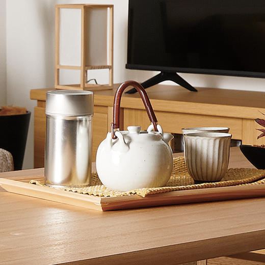 茶壶 粉引 约16.3×12.2×10cm 商品图0