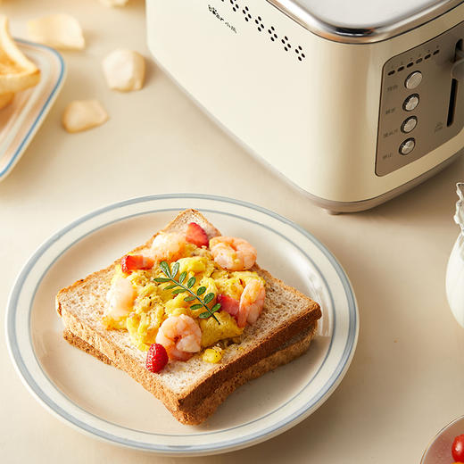 【小程序】小熊(Bear)面包机 多士炉 烤面包机 早餐自动家用小型烤吐司机馒头不锈钢烤神器 DSL-C02M6 商品图5
