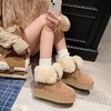 （年后发货）【社群供M】奶油榛子两穿厚底系带雪地靴女冬季加绒毛毛棉鞋（下单后7天内发货） 商品缩略图5