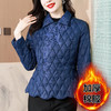 绣花羽绒棉服外套，轻薄棉袄中年妈妈保暖上衣KQL-B43N8260 商品缩略图0
