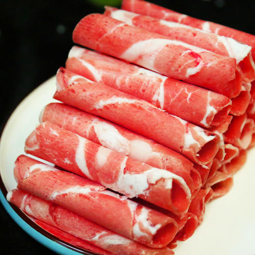   【拍1发6，到手3斤】汇柒鲜精选原切羔羊肉片250g/袋*6袋~ 肉质饱满，原切无添加，散养羊群，肥瘦相间，炖煮/火锅/煎炒 多样吃法 商品图2