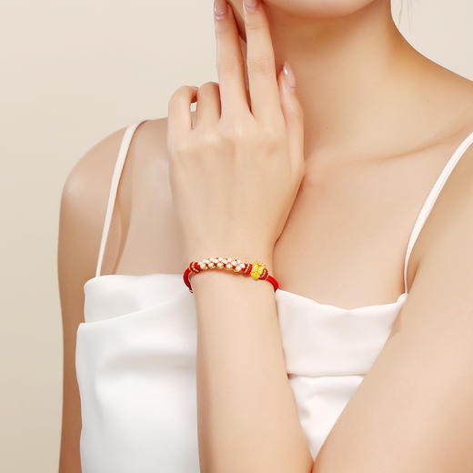 【贝诗珠宝】足金“好运连连”龙年手绳 商品图2