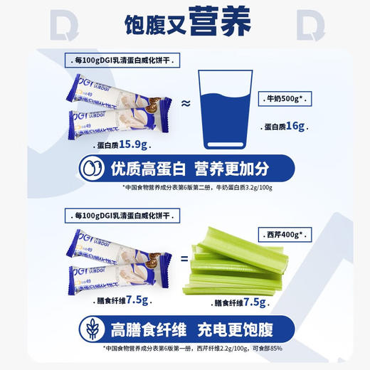 DGI威化棒蛋白棒充能量乳清蛋白粉无糖精健身饱腹代餐饼干零食品 商品图1