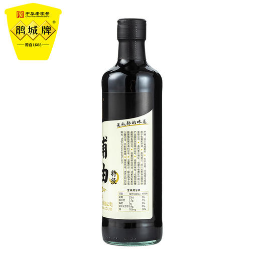 鹃城牌 犀浦酱油特级酿造500ml*1瓶+红油豆瓣1.2kg*1瓶 套装组合 商品图3