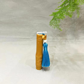 9.5cm祥云°实心竹手把件