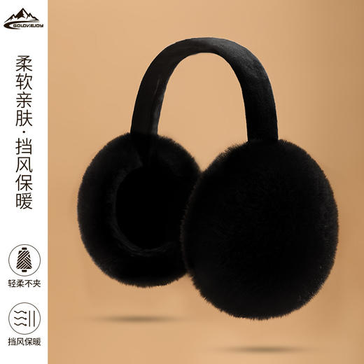 冬季新款【仿兔绒保暖耳罩】韩版学生女护耳套 防冻耳防风 可折叠耳暖 商品图13