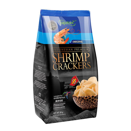 啪啪通虾片（原味）85g*4 商品图0