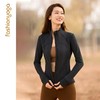 凡圣瑜伽加绒保暖修身外套F13870 商品缩略图3