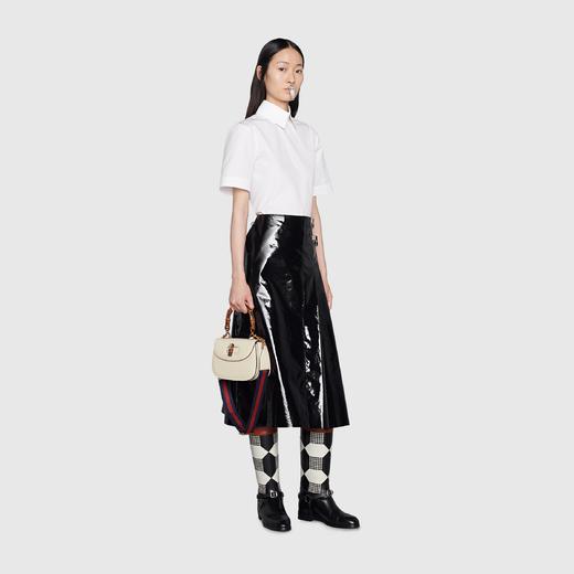 【预定款】Gucci Bamboo 1947系列竹节小号 21x15x7cm 手提包 67579710ODT 商品图8