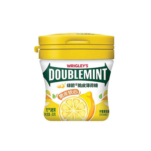 绿箭脆皮软心糖柠檬薄荷味80克 商品图0