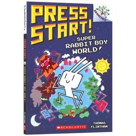 PRESS START 方块兔12 学乐大树系列 英文原版 Super Rabbit Boy World 儿童分级阅读桥梁书