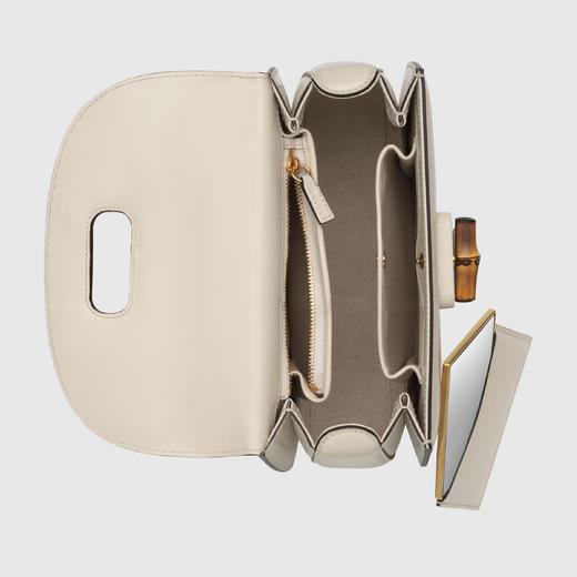 【预定款】Gucci Bamboo 1947系列竹节小号 21x15x7cm 手提包 67579710ODT 商品图4