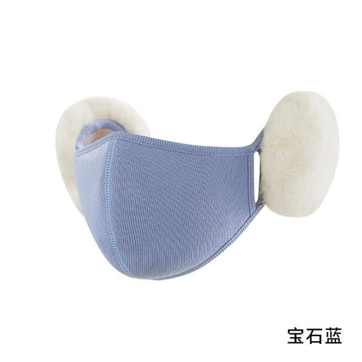秋冬【女士保暖生活口罩】加绒加厚护耳 防寒防风 显脸小面罩耳罩 商品图8