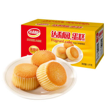 达利园蛋糕蛋香味3斤整箱装休闲零食早餐面包点心糕点 商品图2