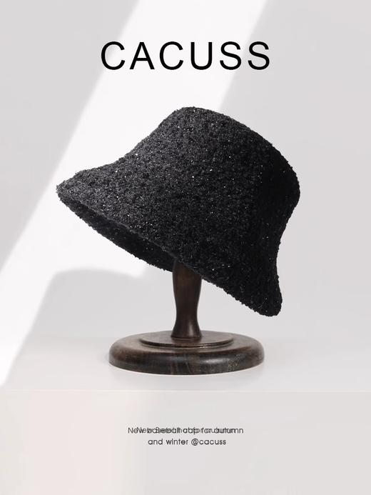 【cacuss帽】CACUSS小香风渔夫帽子女款新款显脸小水桶帽韩版时尚百搭盆帽PM230341 商品图0