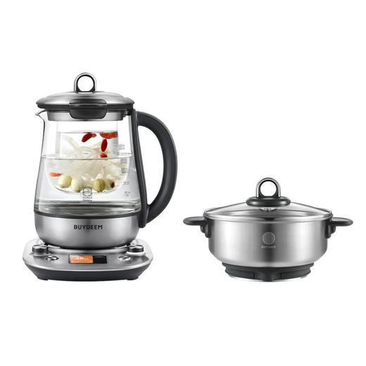 北鼎（Buydeem）多功能养生壶高端预约中药壶煮茶器礼品商务进口玻璃材质智能养身燕窝壶K187（升级全配版） 商品图0