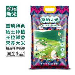 荷是享（HE SHI XIANG)广西覃塘特产富硒大米长粒香大米2023当季晚稻新米南方大米10斤装