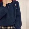 奶系穿搭 温柔软糯毛衣 高级感日系慵懒 套头毛衣 商品缩略图3