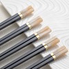 LX10-K32061J客满多汉白玉合金筷10双装（黑色） 商品缩略图4