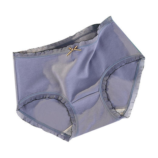 洁丽雅多条中腰纯棉女士内裤纯棉内裆少女蕾丝边内裤女纯棉 商品图10