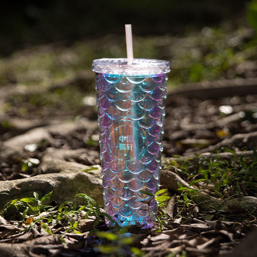 HX限量鱼麟杯星巴克同款潮流时尚炫彩杯/S723350009102 商品图3