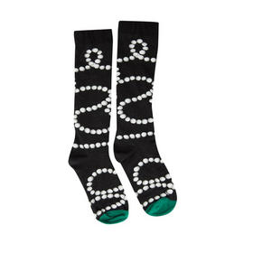 谜底中筒袜女2024春季新款复古文艺风设计感百搭袜子女241MQ0401