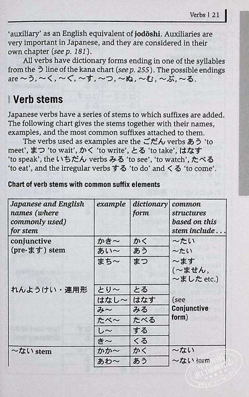 【中商原版】牛津日语语法与动词 Oxford Japanese Grammar and Verb 原版进口 日语词典 参考书词典工具书 牛津大学出版 商品图6
