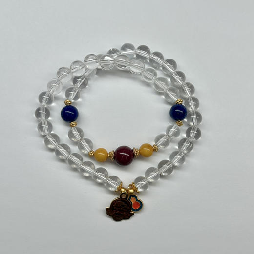 白水晶双圈手串 商品图1