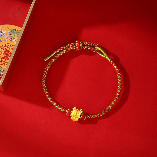 【贝诗珠宝】足金万事兴“龙”转运龙鳞绳 商品图2